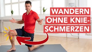 Knieschmerzen beim Wandern Soforthilfe 1 Minute  SchrittfürSchrittAnleitung [upl. by Aihc]