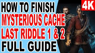 Mysterious Cache Last Riddle 1 amp 2 Treasure Map Location and Solution  Banishers Ghosts of New Eden [upl. by Elleinod]