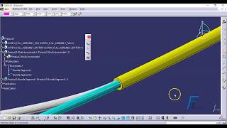 CATIA V5 Harness Installation T1 [upl. by Deelaw]