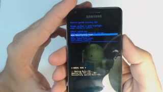 Samsung Galaxy S2 I9100 hard reset [upl. by Asim]