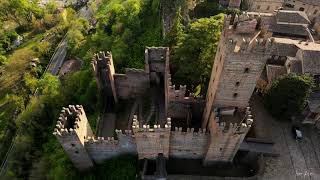 CastellArquaro  Rocca Viscontea  Piacenza  drone  4K [upl. by Philippa]