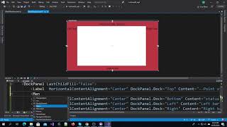 Lecture28 Dock Panel in WPF EAD [upl. by Bainbrudge]