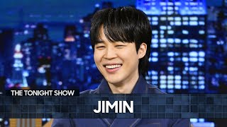 BTSs Jimin Talks About His Solo Album Face and Teaches Jimmy How to Dance  The Tonight Show [upl. by Suiradel810]