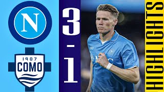 Scott McTominay Goal  Napoli Vs Como 31 Highlights  SERIE A 20242025 [upl. by Rimidalb]