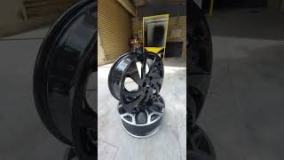 car wheel powder coating Paint [upl. by Castillo137]