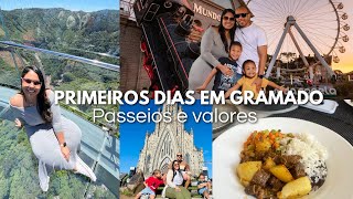 PRIMEIROS DIAS EM GRAMADO E CANELA  VALORES DOS PARQUES MAS BONITOS DE GRAAMADO [upl. by Ahsram]