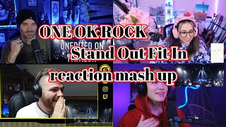 ONE OK ROCK Stand Out Fit in Reaction Mash Up [upl. by Eilime]