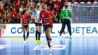 Gloria Bistrița 🆚 CSM București  EHF Champions League 202425 [upl. by Narruc]