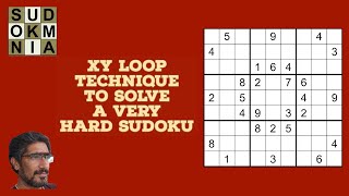 XY Loop Advanced technique to solve very hard Classic sudokus [upl. by Montagna21]