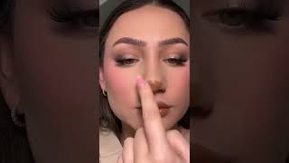 Nose contour using eye curler 😮😮 youtubeshorts shorts [upl. by Serena]