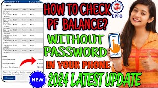 PF Balance Check Made Easy – Do It in Just 3 Clicks pfbalance epfo epf [upl. by Bollinger470]