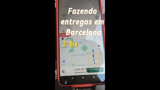 001 fazendo entrega de Uber Eats em Barcelona [upl. by Norre]