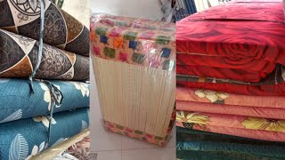 singlebed mattress designs 💥wholesale amp retail Ramachandrapuram cloth market bangalore [upl. by Nomma]