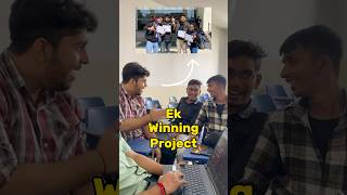 Hackathon Winning Project 🤯 hackathon coding hackathons vlog btech btechprojects cse code [upl. by Nika]