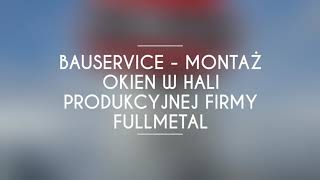 Bauservice montaż okien w płycie warstwowej [upl. by Millie]