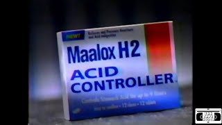 Maalox H2 Commercial  1998 [upl. by Attenad]