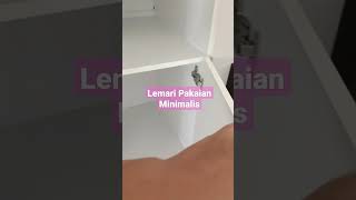 Lemari Pakaian Minimalis 3 Pintu Bahan Partikel Board Harga Murah [upl. by Liahkim89]