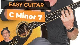 How to Play C Minor 7 on Guitar Cm7 easy [upl. by Llehcal]