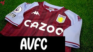 Kappa Aston Villa FC Coutinho 202122 Home Jersey Unboxing  Review [upl. by Abagael]