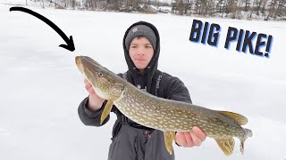 Targeting Big Late Ice Pike [upl. by Stiegler]