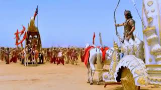 Abhimanyu vs Bhishma fight scene in Mahabharatham Mahabharatham [upl. by Isolde621]