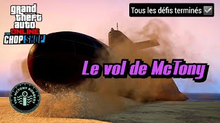 Le vol de McTony Tous les défis complétés GTA Online [upl. by Mcgrath]