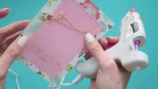 How to make your own Necklace Card [upl. by Sawtelle157]