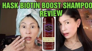 HASK BIOTIN BOOST SHAMPOOFOR OVER 40 DOES IT WORK [upl. by Attwood669]