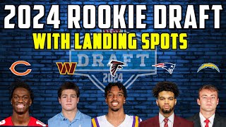 2024 Fantasy Football Rookie Mock Draft  With Ian Cummings from Pro Football Network [upl. by Repmek]