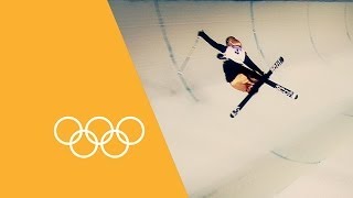 Olympic Games Debuts  Ski Halfpipe  90 Seconds Of The Olympics [upl. by Aramoiz285]