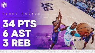 Terry Rozier Comes in Hot in 4th Hornets Win  122024 [upl. by Joline131]