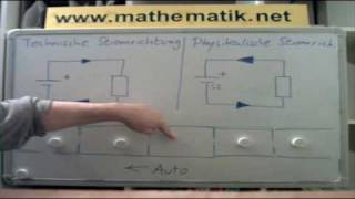 Physikalische und technische Stromrichtung  Was ist der Unterschied [upl. by Tnattirb]