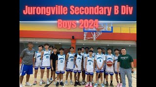 Jurongville Secondary B Div Boys 2024 1st round vs SST [upl. by Eirrehc]