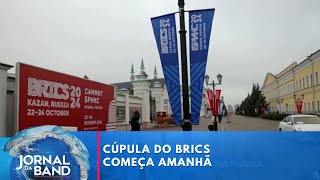 Cúpula do Brics irá debater criação de moeda alternativa ao dólar  Jornal da Band [upl. by Ynatirb]