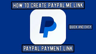 HOW TO CREATE PAYPAL PAYMENT LINK  Paypalme link  quick and easy [upl. by Alejandrina]