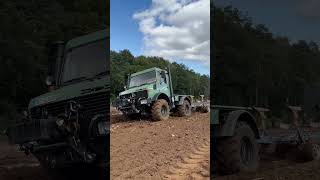 Unimog am Pflügen Youngtimer Feldtag Nordhorn 2024 [upl. by Attah14]