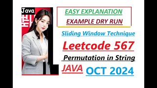 Permutation in String  Leetcode 567  Sliding Window  2 Approaches  Java Code  Developer Coder [upl. by Andrus]