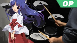 Higurashi no Naku Koro ni Sotsu OP 【Analogy】by Ayane  Drum Cover [upl. by Einnim]