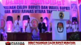 Debat Calon Bupati Musirawas Utara  iNews Pagi 1311 [upl. by Coppins]