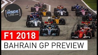 F1 NEWS 2018  BAHRAIN GRAND PRIX RACE PREVIEW THE INSIDE LINE TV SHOW [upl. by Auj]