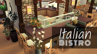 Italian Delicacies in Family Bistro • Willow Creek  The Sims 4 Stop motion  NO CC [upl. by Eslehc204]