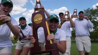 2021 DIII and DII NCAA Womens Golf Championships  Highlights [upl. by Kamilah512]