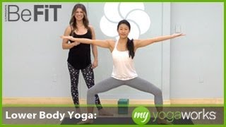 Lower Body Yoga Workout  MyYogaWorks Alex Crow [upl. by Aronoff]