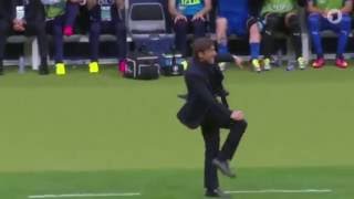 Antonio Conte REACTION  italy vs spain 20  Euro 2016 [upl. by Noek]