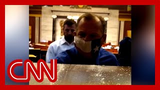 New footage shows January 6 rioters yelling at GOP lawmakers [upl. by Marcin]