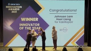 The Top In Tech Innovation Awards 2021  Category Winners [upl. by Adnofal]