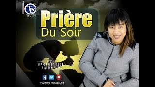 PRIERE PUISSANTE DU SOIR AVANT DALLER DORMIR BY PROPHETESSE FRIDHA MANZIONI [upl. by Fredra]