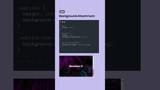 Backgroundattachment in CSS [upl. by Moira]