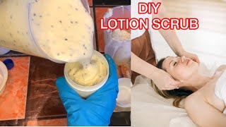 DIY Face amp Body Lotion Scrub [upl. by Refenej]