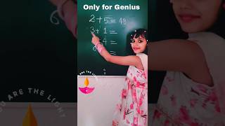 Maths Puzzle Only for Genius  95 Fail  Maths Challenge youtubeshorts trending shorts iqtest [upl. by Atirma]